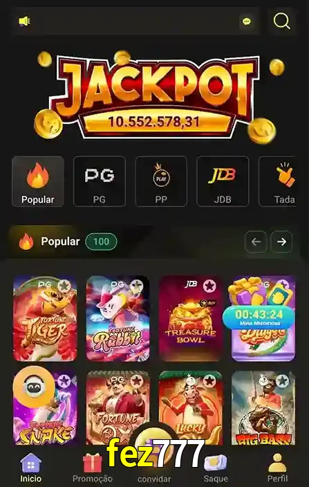 Promoções Especiais no fez777 App